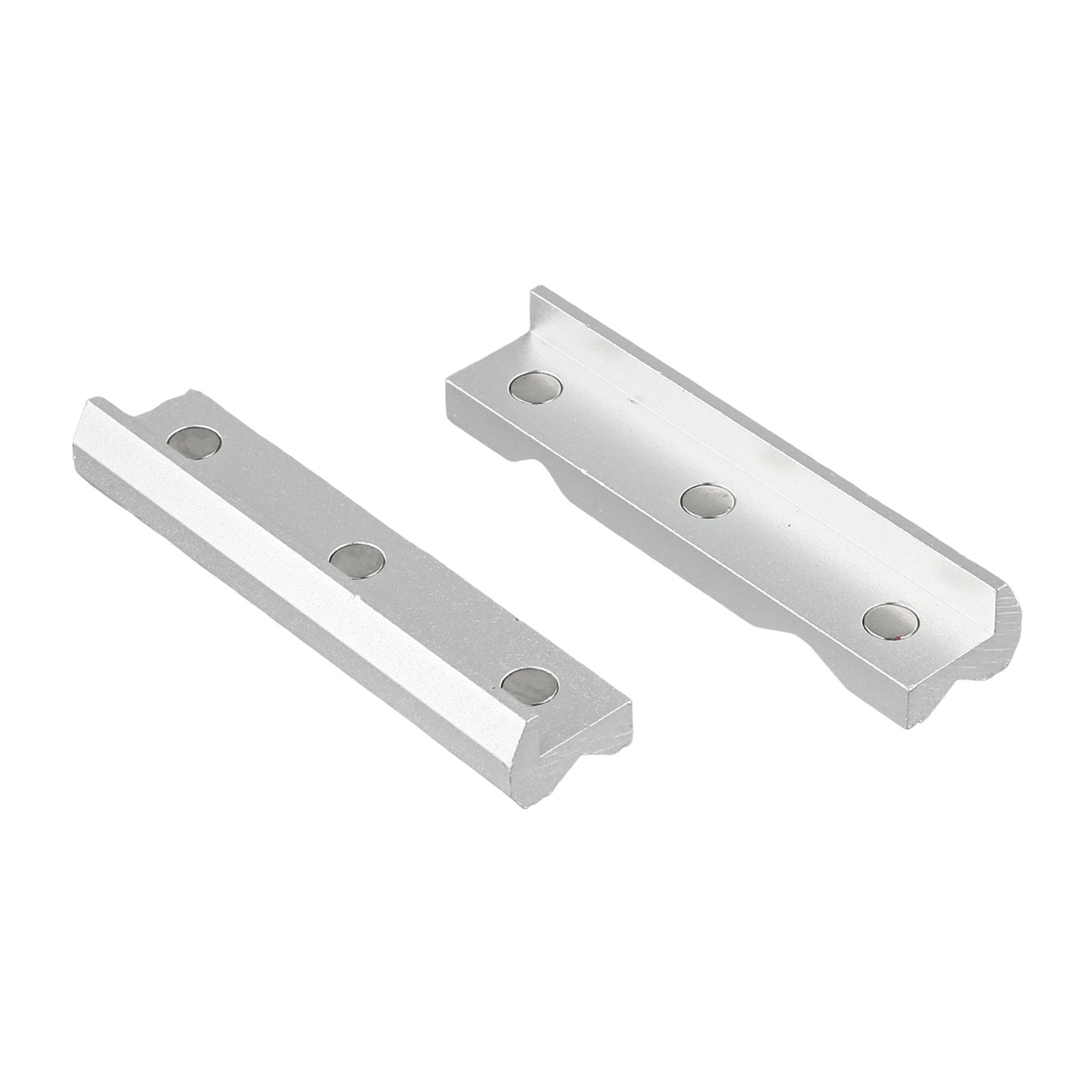 Mandíbula de aluminio mecanizada con precisión tipo V para fresado CNC tornillo de acero - Imagen 39 de 56