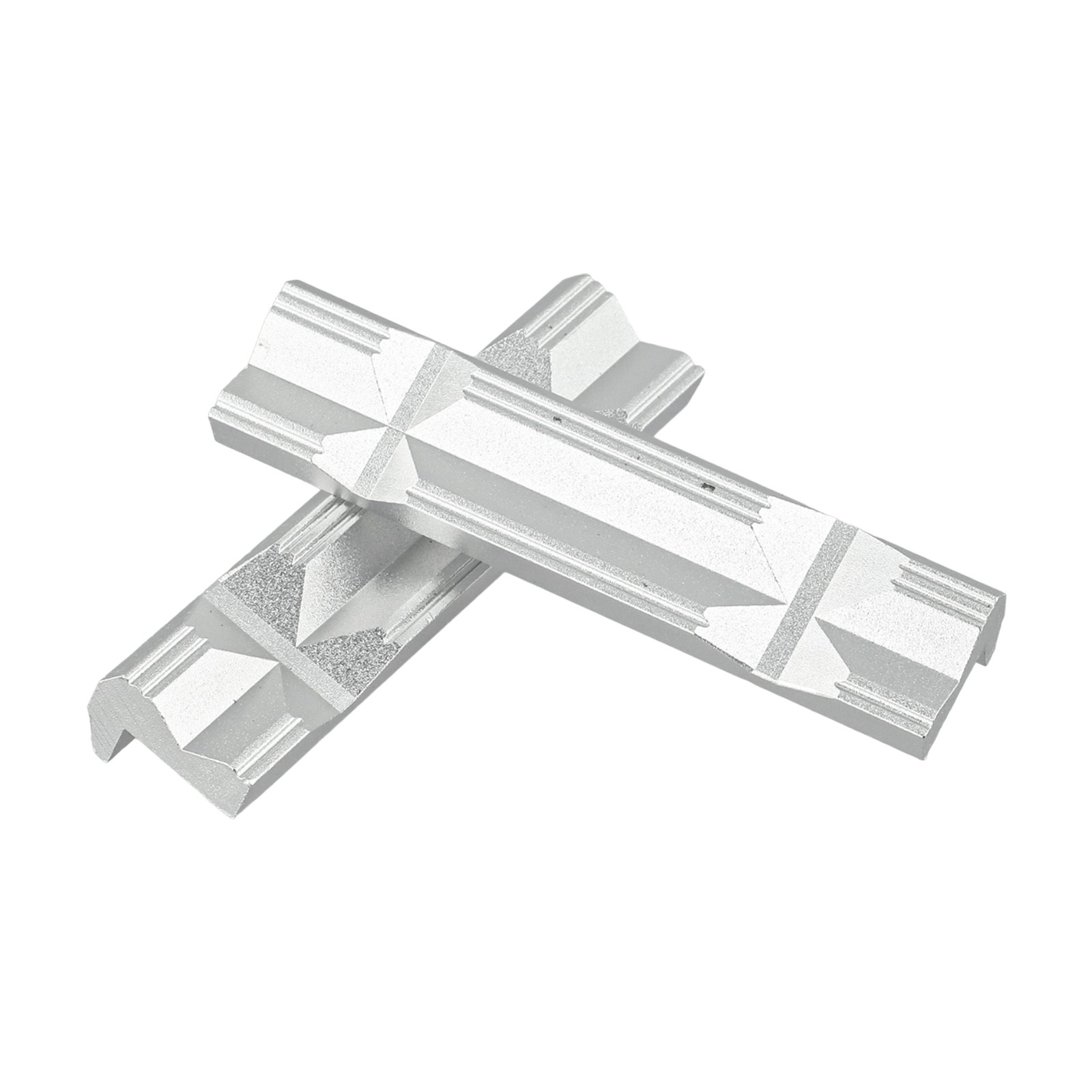 Mandíbula de aluminio mecanizada con precisión tipo V para fresado CNC tornillo de acero - Imagen 37 de 56