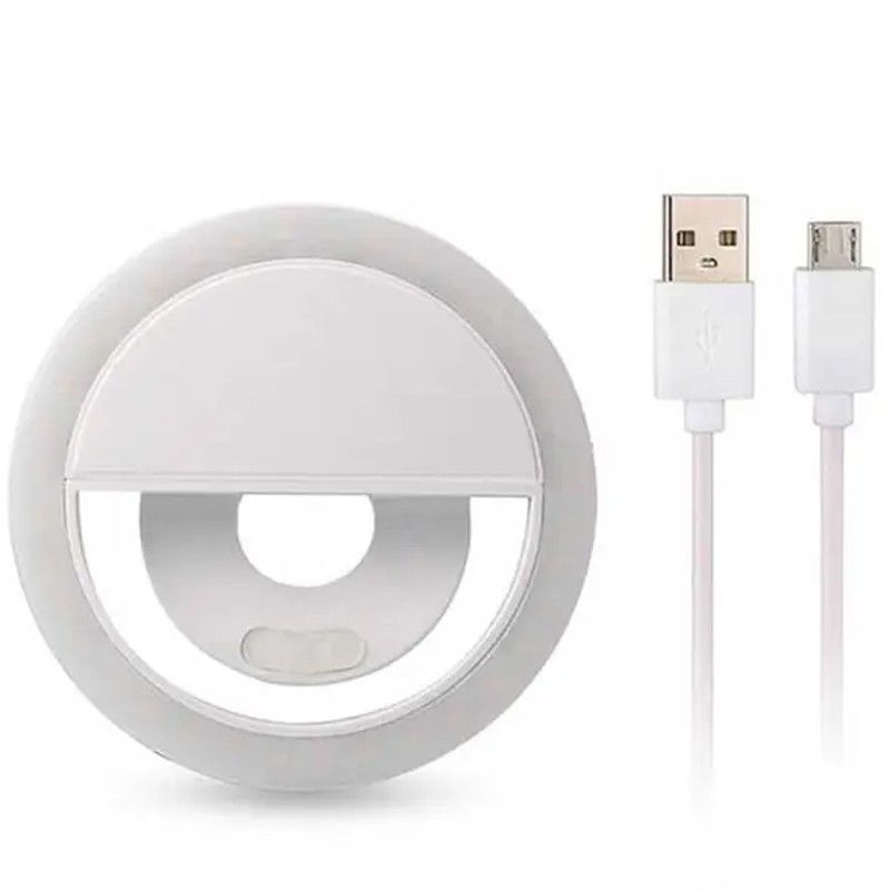 Bague selfie tendance charge USB DEL lumière pour photos dignes d'Instagram - Photo 5 sur 5