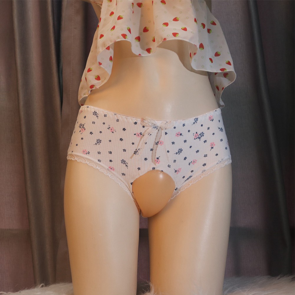 Crossdress Underwear Men Gaff Panties Shaping Briefs Solid Color Spring Wear - Bild 18 von 20