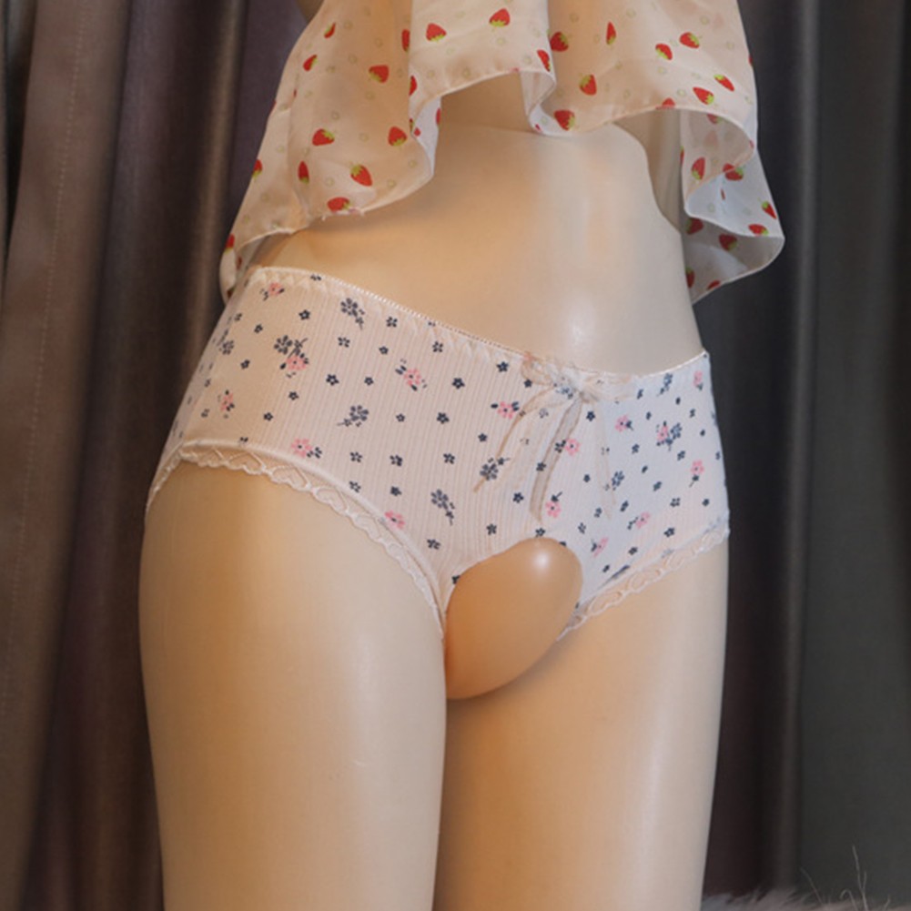 Crossdress Underwear Men Gaff Panties Shaping Briefs Solid Color Spring Wear - Bild 13 von 20