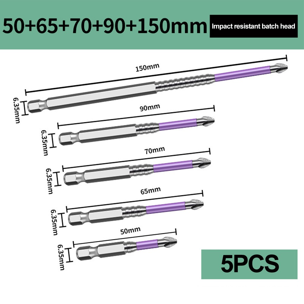 Strong Magnetic Force K5 Non Slip PH2 Magnetic Screwdriver Bit for Sta - Picture 34 of 36