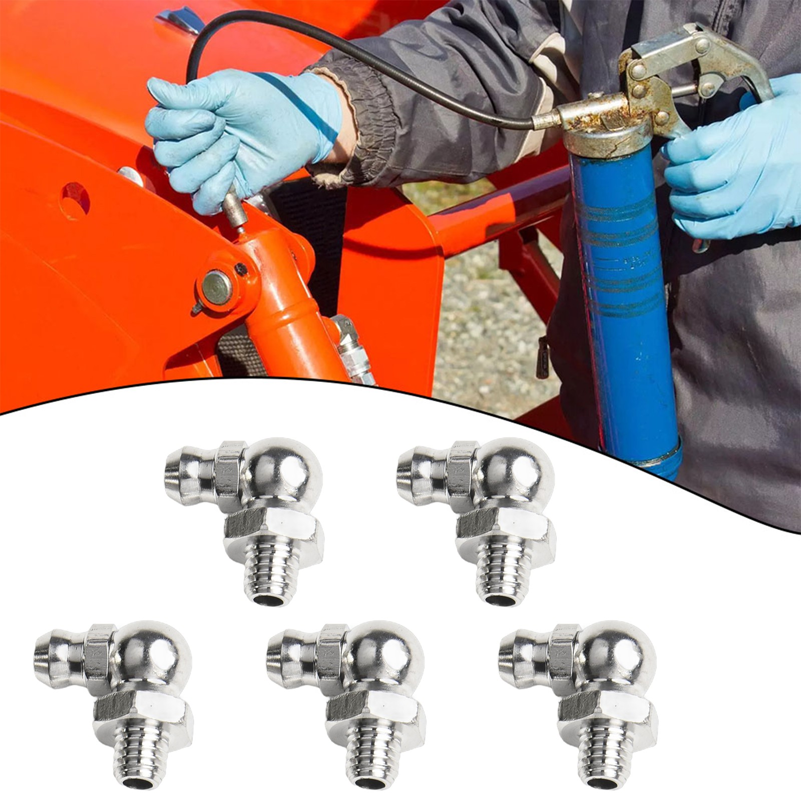 Gerader amerikanischer 1/8'' Schmiernippel Gerader amerikanischer 1/8'' Schmiernippel