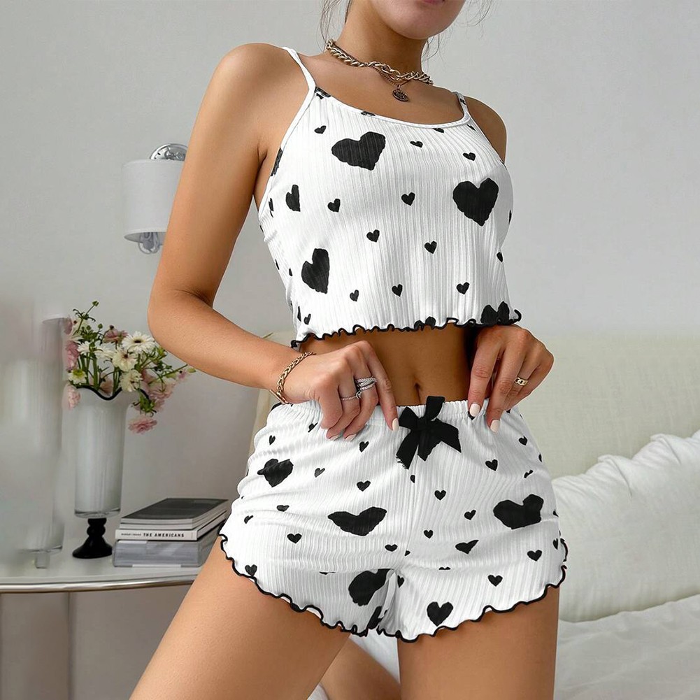Für Hotel Frauen Nach Hause Tragen Gelegenheits -Pyjama Freizeitkleidung - Bild 15 von 24