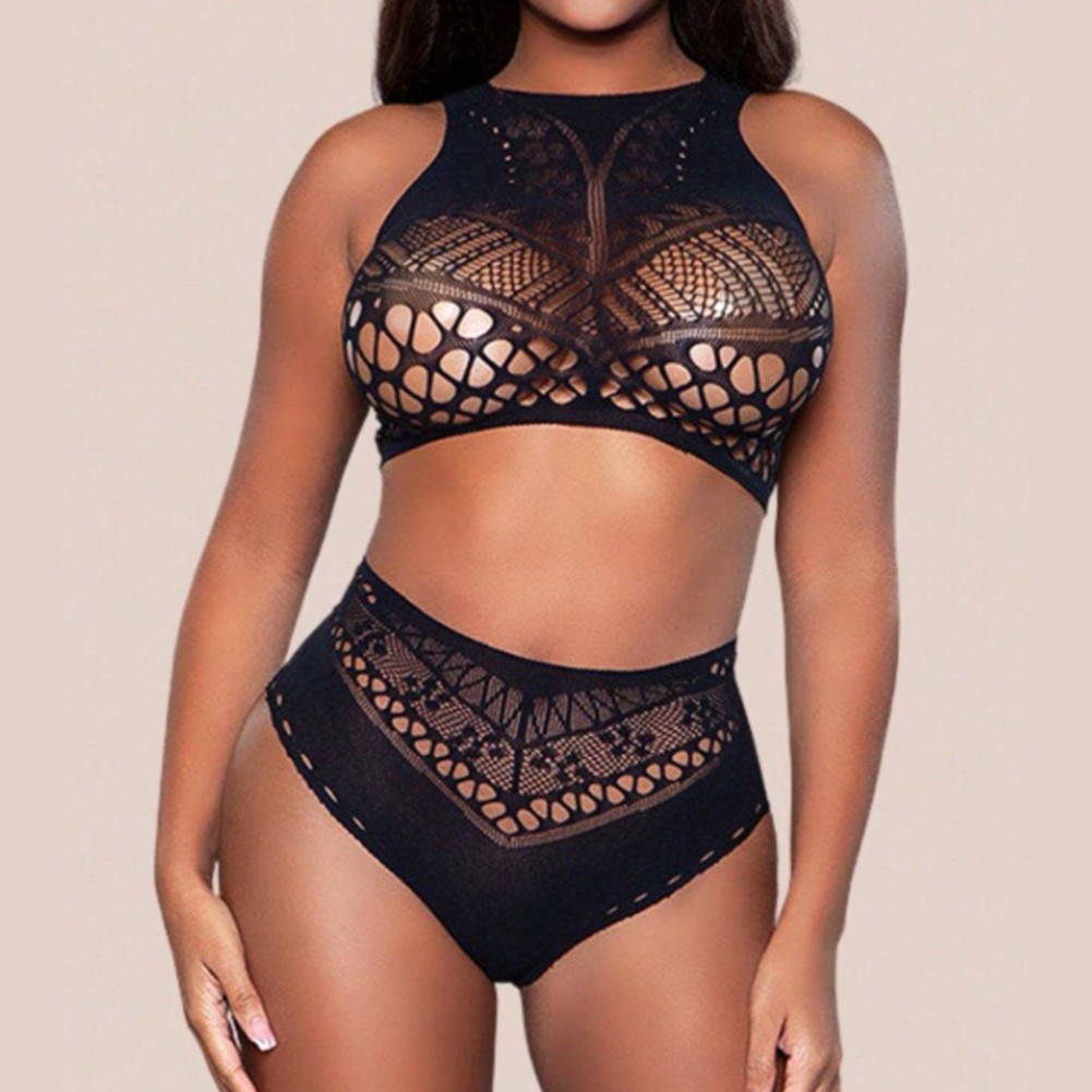 Mono Erótico Porno Bikini Acrílico Algodón Nylon Poliéster Color Sólido - Imagen 20 de 31