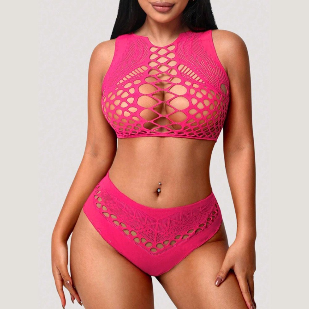 Mono Erótico Porno Bikini Acrílico Algodón Nylon Poliéster Color Sólido - Imagen 28 de 31