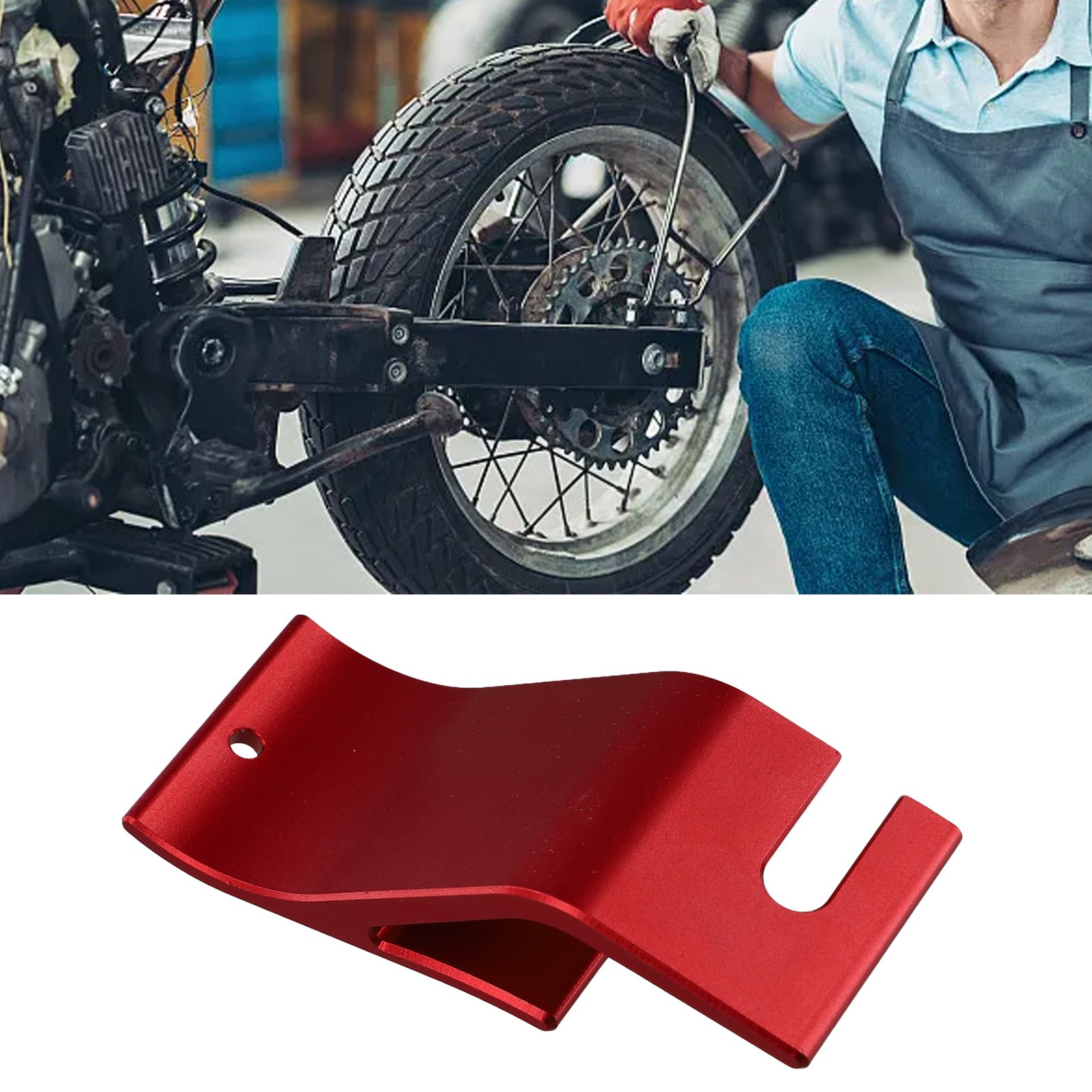 Secure Bead Buddy Hook for Motorcycle Tire Installation Prevents Bead Loss - Picture 13 of 38