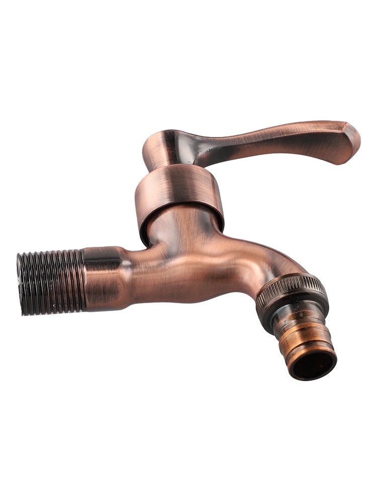 Elegante antike Bronze Wandmontage Waschmaschine Wasserhahn Vintage Gartendeko - Bild 29 von 41
