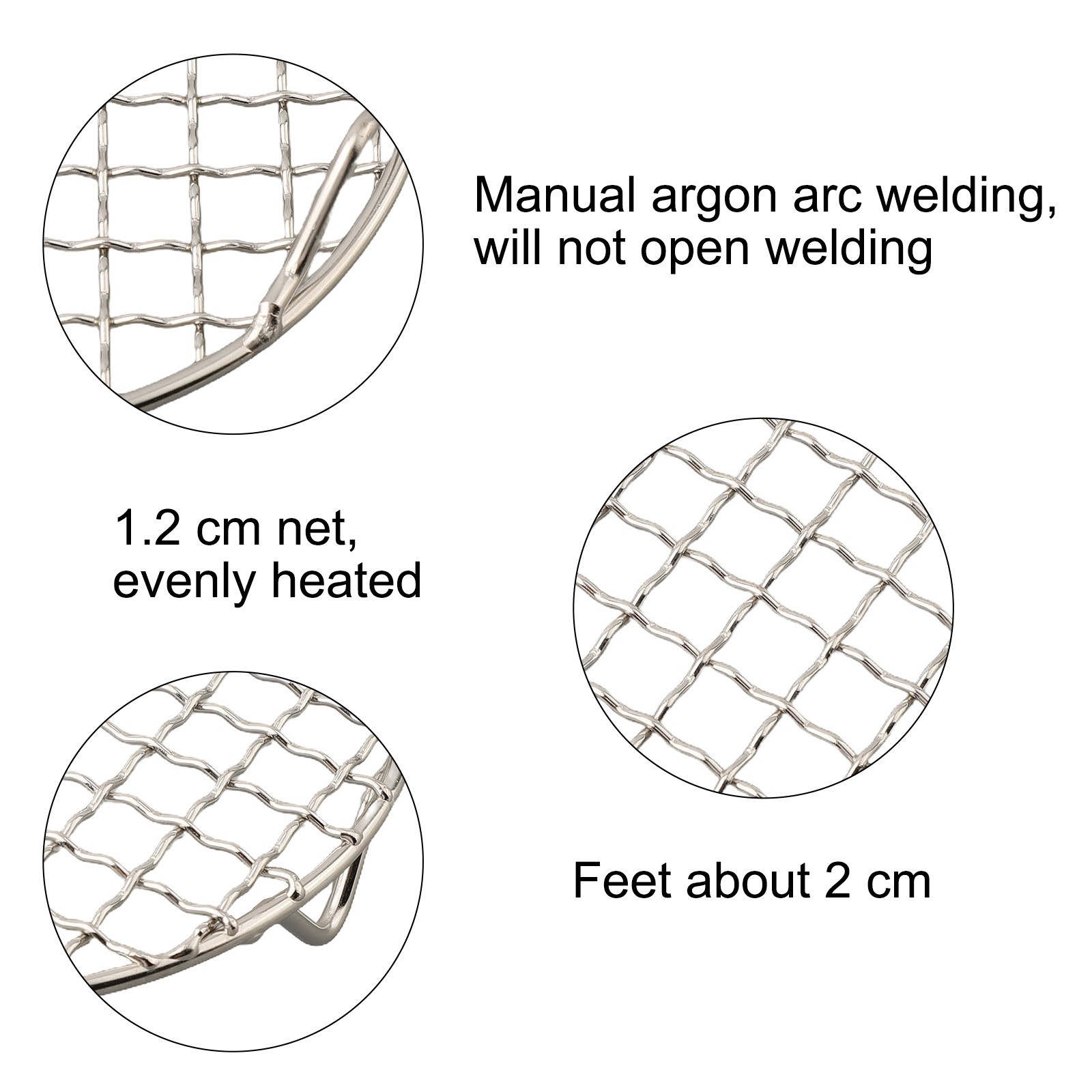 Wire Cooling Rack Stainless Steel Baking Rack Kitchen Use Cooking Tasks - Bild 27 von 92