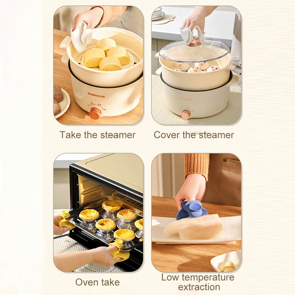 Convenient and Practical Oven Mitts Slip Resistant and Heat Insulation