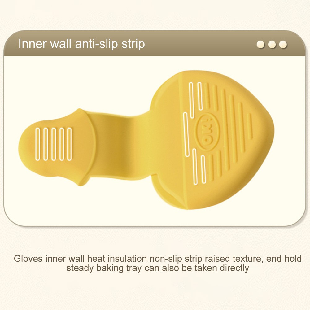 Convenient and Practical Oven Mitts Slip Resistant and Heat Insulation