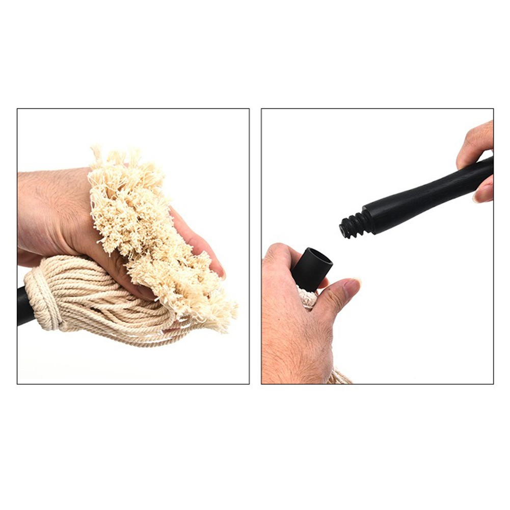 Heavy Duty BBQ Sauce Brush Set with Wooden Handle and Bonus Replacement Heads - Picture 13 of 24