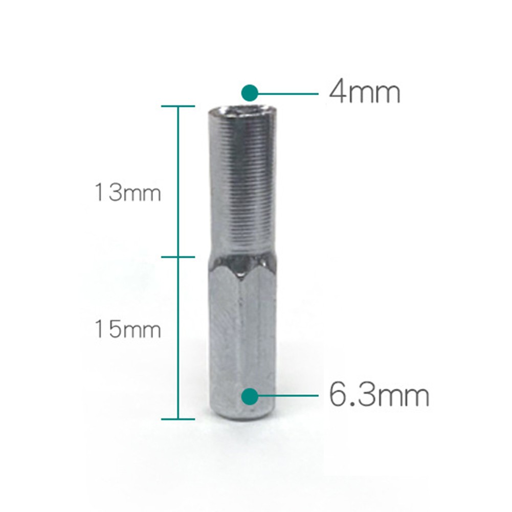 6.35mm To 4mm Hex Transducer Adapter Socket Magnetic For Screwdriver Drill Bits - Picture 17 of 28