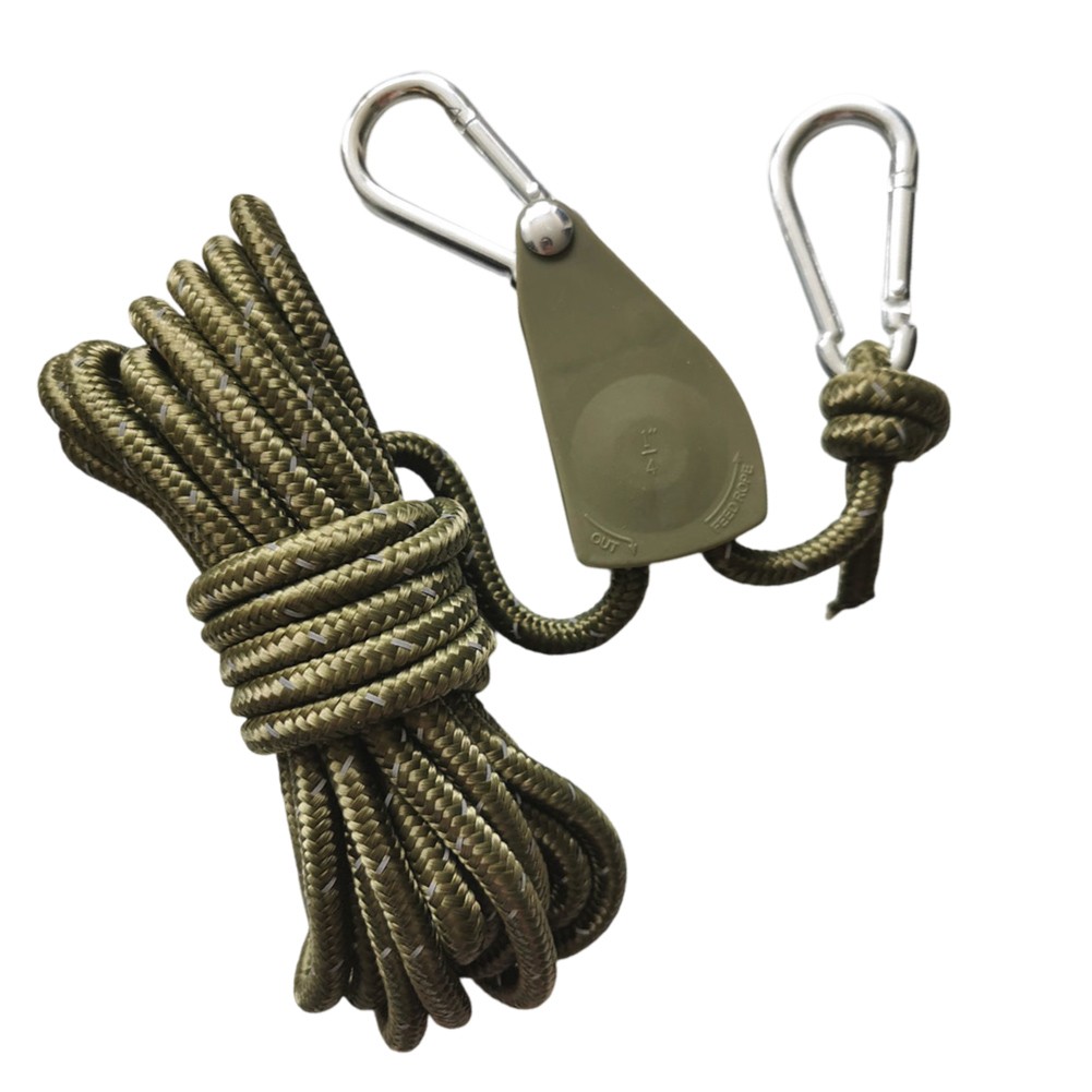Stabilize Your Tent with Adjustable Pulley Buckle Safety and Convenience - Bild 5 von 11