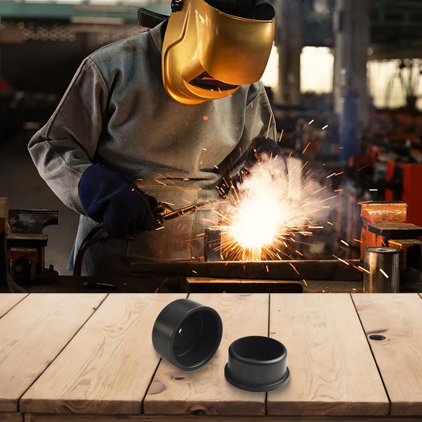 Einfach zu handhabender Antihaft-Stanzkopf Hot Melt 4/5/6 mm Dicke 6 Größen Ro - Bild 58 von 86