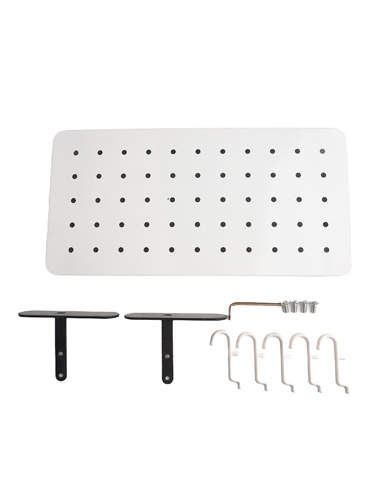 Display Wall Panels Storage Pegboard Ornaments Display Shelving Desk Storage - Picture 21 of 24