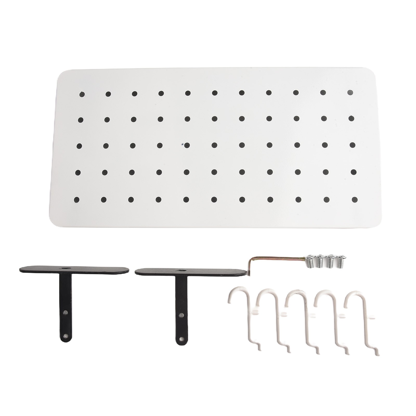 Display Wall Panels Storage Pegboard Ornaments Display Shelving Desk Storage - Picture 13 of 24