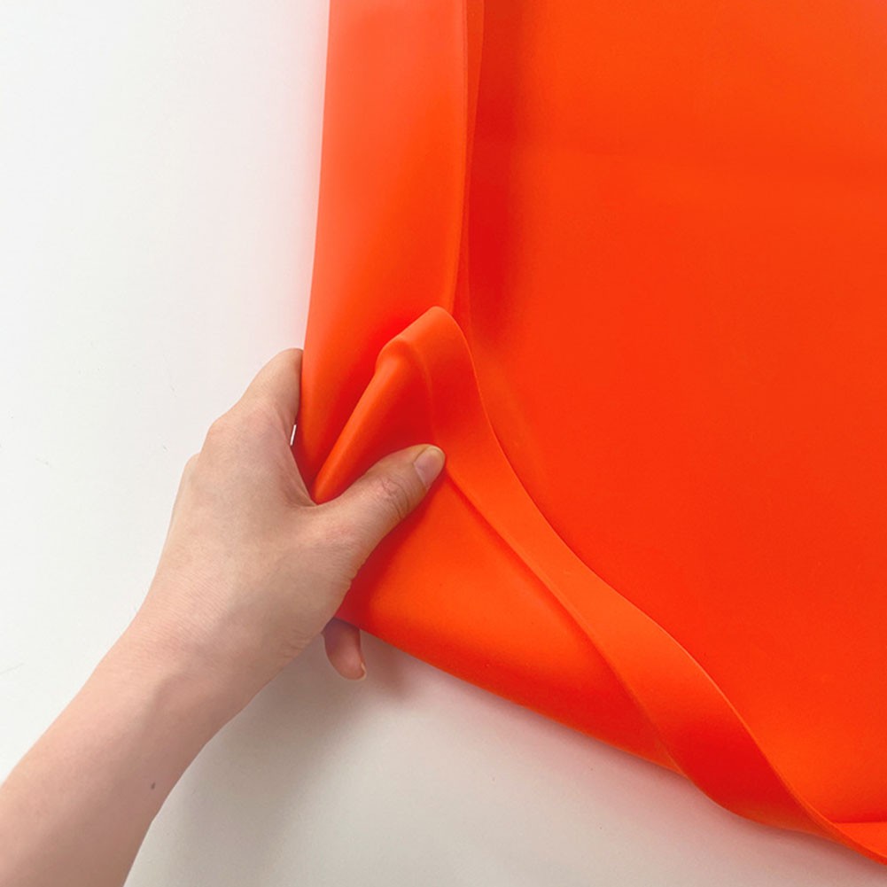 Tapis en silicone orange pour barbecue haute résistance aux officiel températures facil
