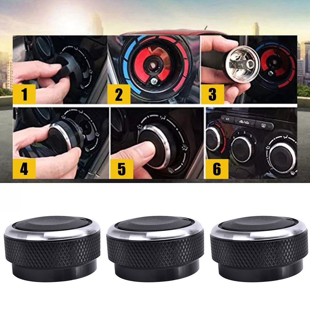 Replacement 3Pcs Climate Control Button AC Switch Knob for Toyota For Tacoma - Picture 11 of 12