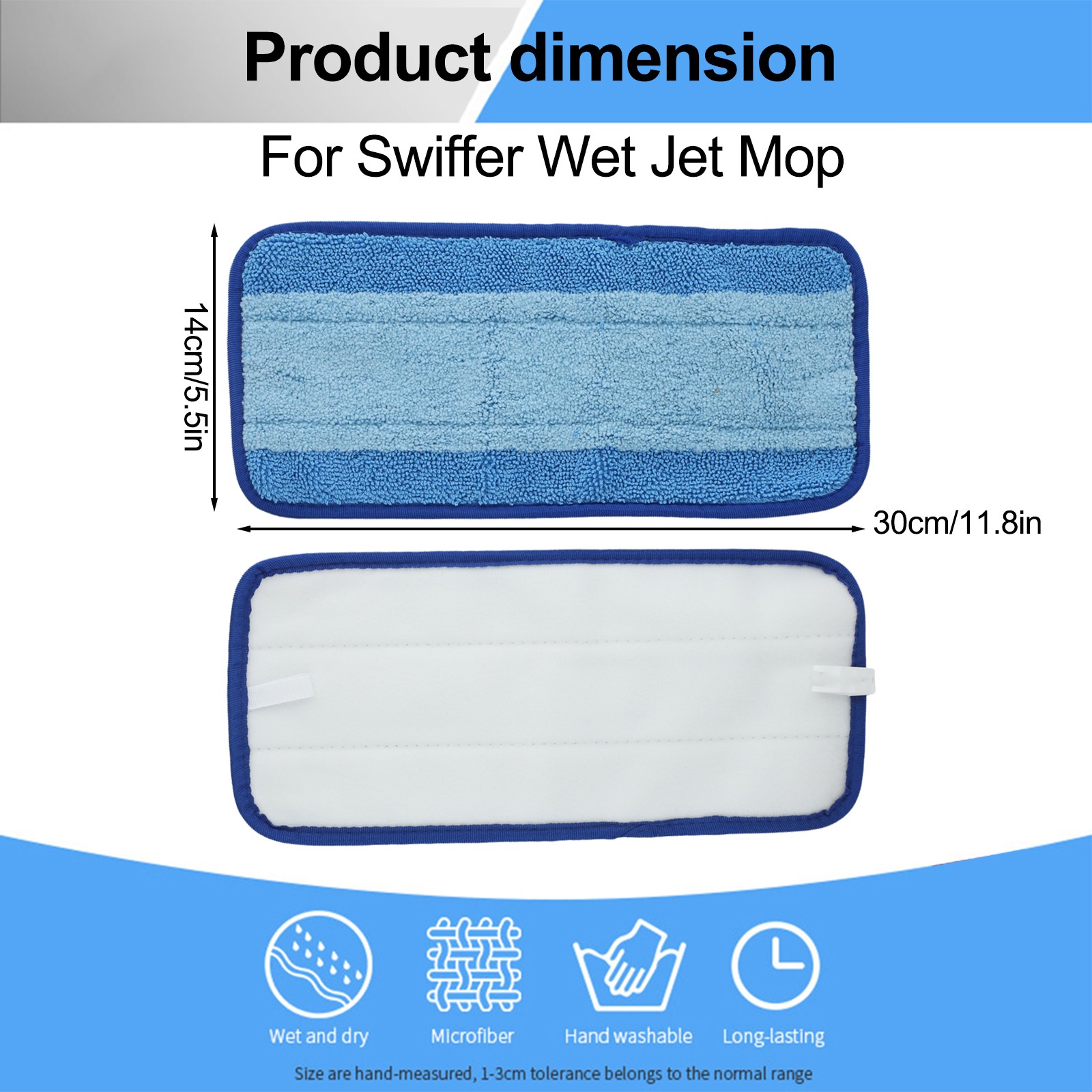 Floor Cleaning Pads for Swiffer For Wet Jet Refills Reusable & Washable - Picture 19 of 36
