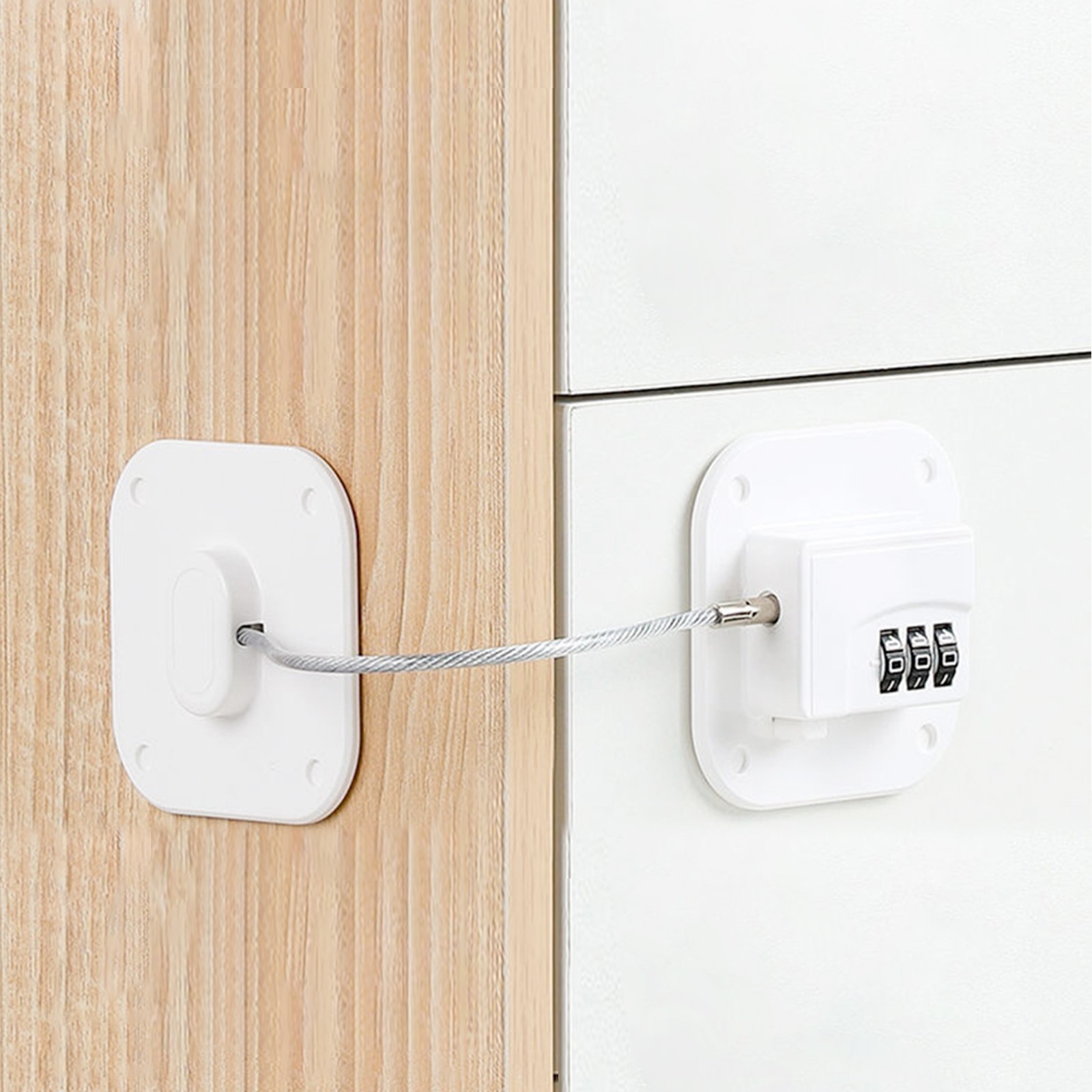 Prevent Baby Opening For Childproofing Cabinet Lock No Punching Required - Picture 17 of 31