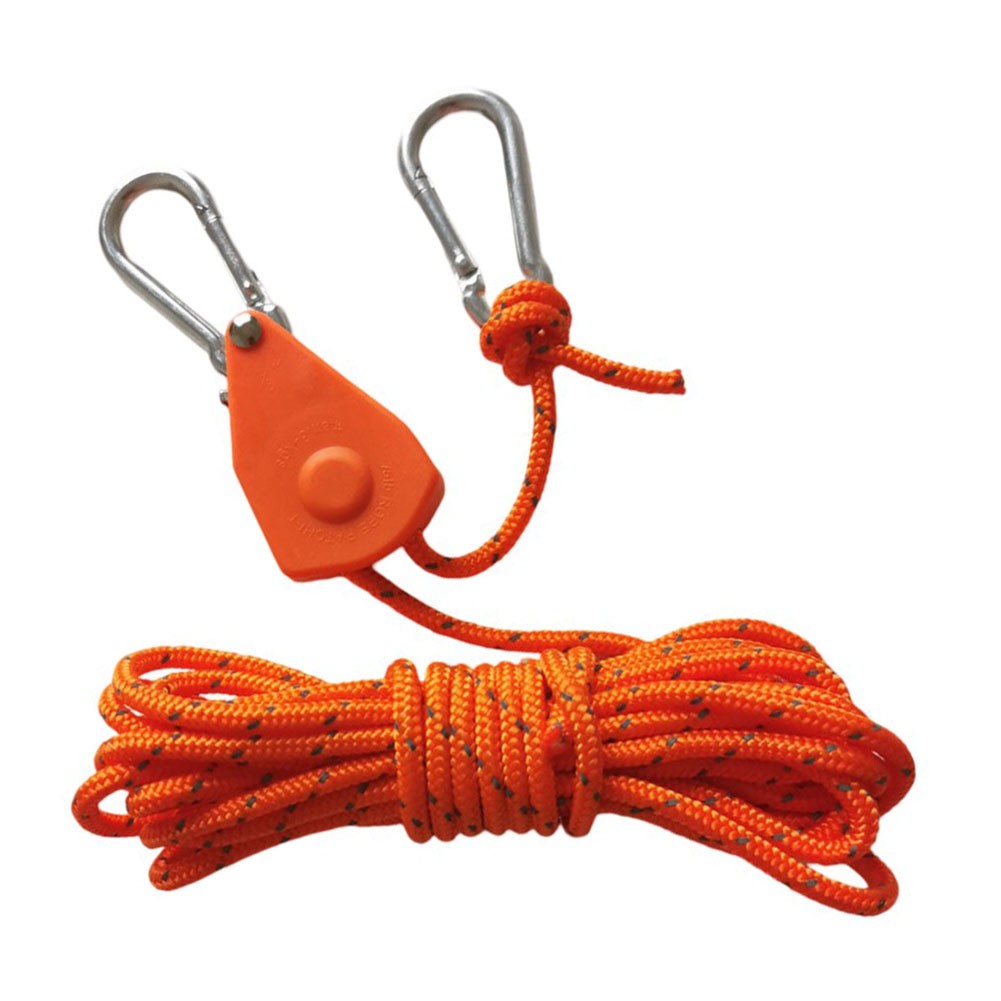Cuerda de toldo de camping a prueba de viento con polea ajustable 2M longitud 4mm diámetro - Imagen 11 de 13