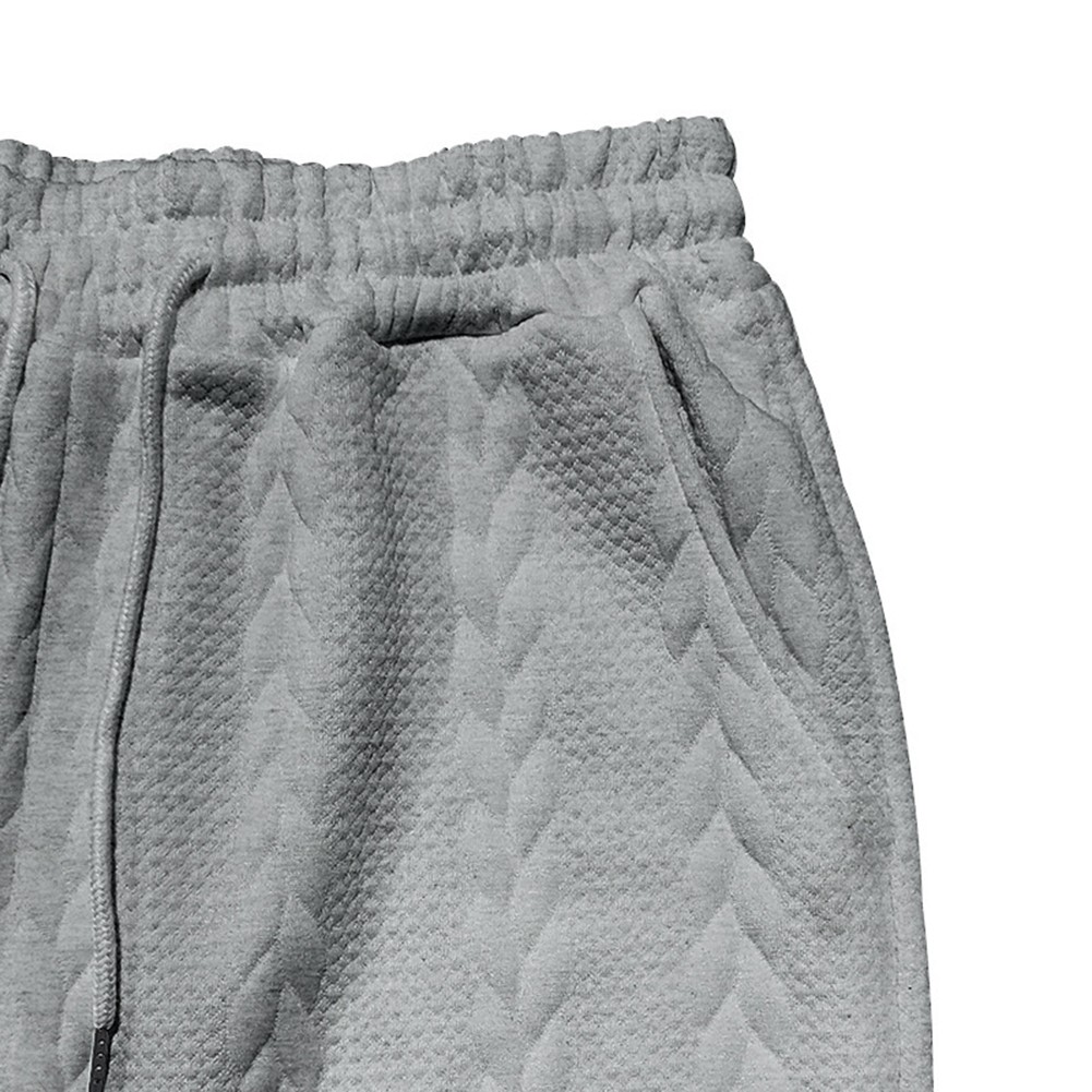 Fashionable Men's Sporty Knitted Set with Short Sleeve T Shirts and Shorts - Picture 23 of 84