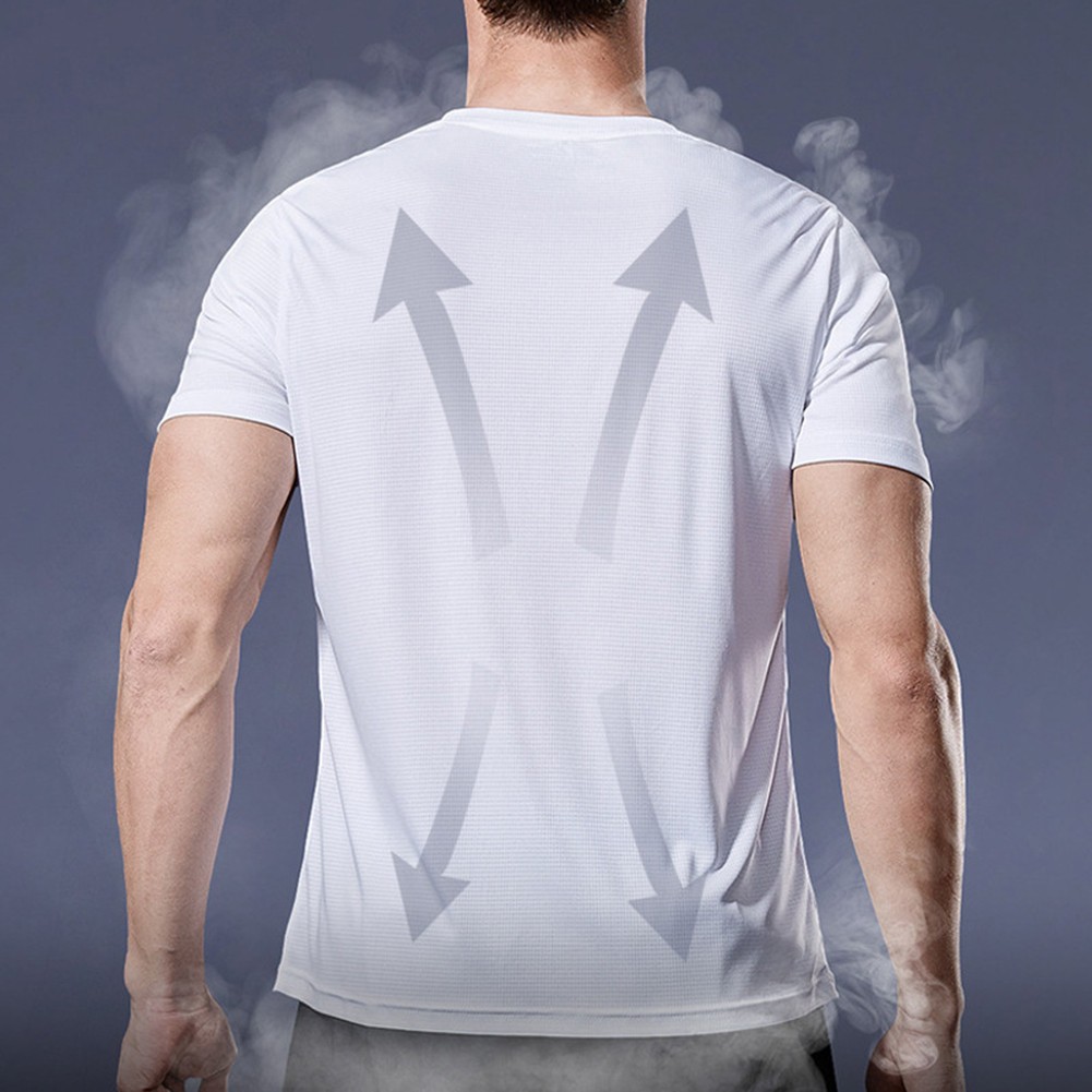 Men's Summer Ultralight Athletic TShirt for Quick Drying and Breathability - Picture 14 of 28