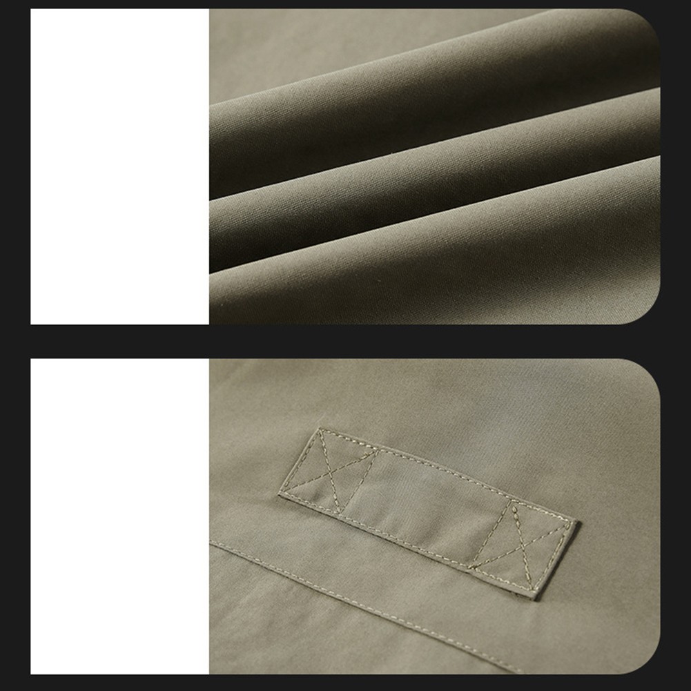 Gilet sans manches économies homme couleur unie avec doublure maille respirante vert armé