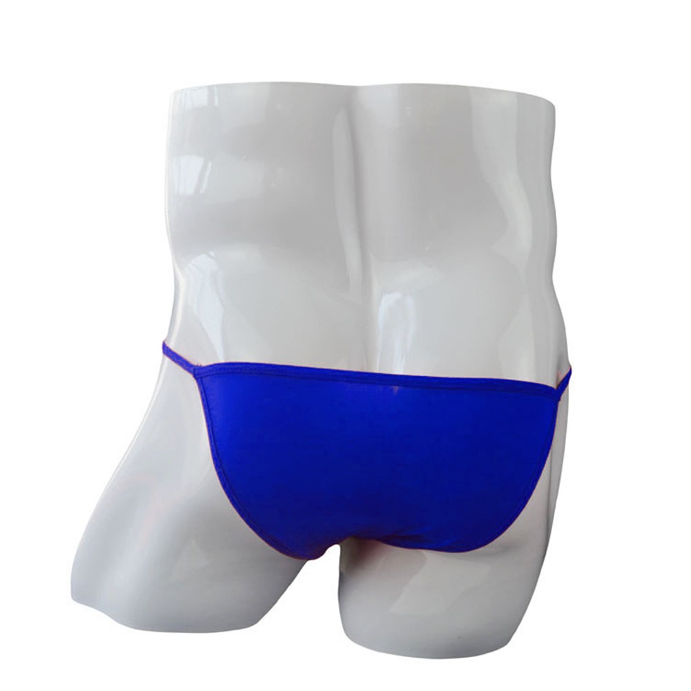 Ice Silk Men's Lingerie G string Tanga Low Waist Brief Underwear Pouch - Picture 46 of 68