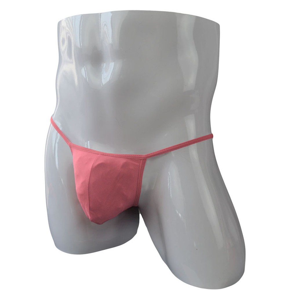 Ice Silk Men's Lingerie G string Tanga Low Waist Brief Underwear Pouch - Picture 55 of 68