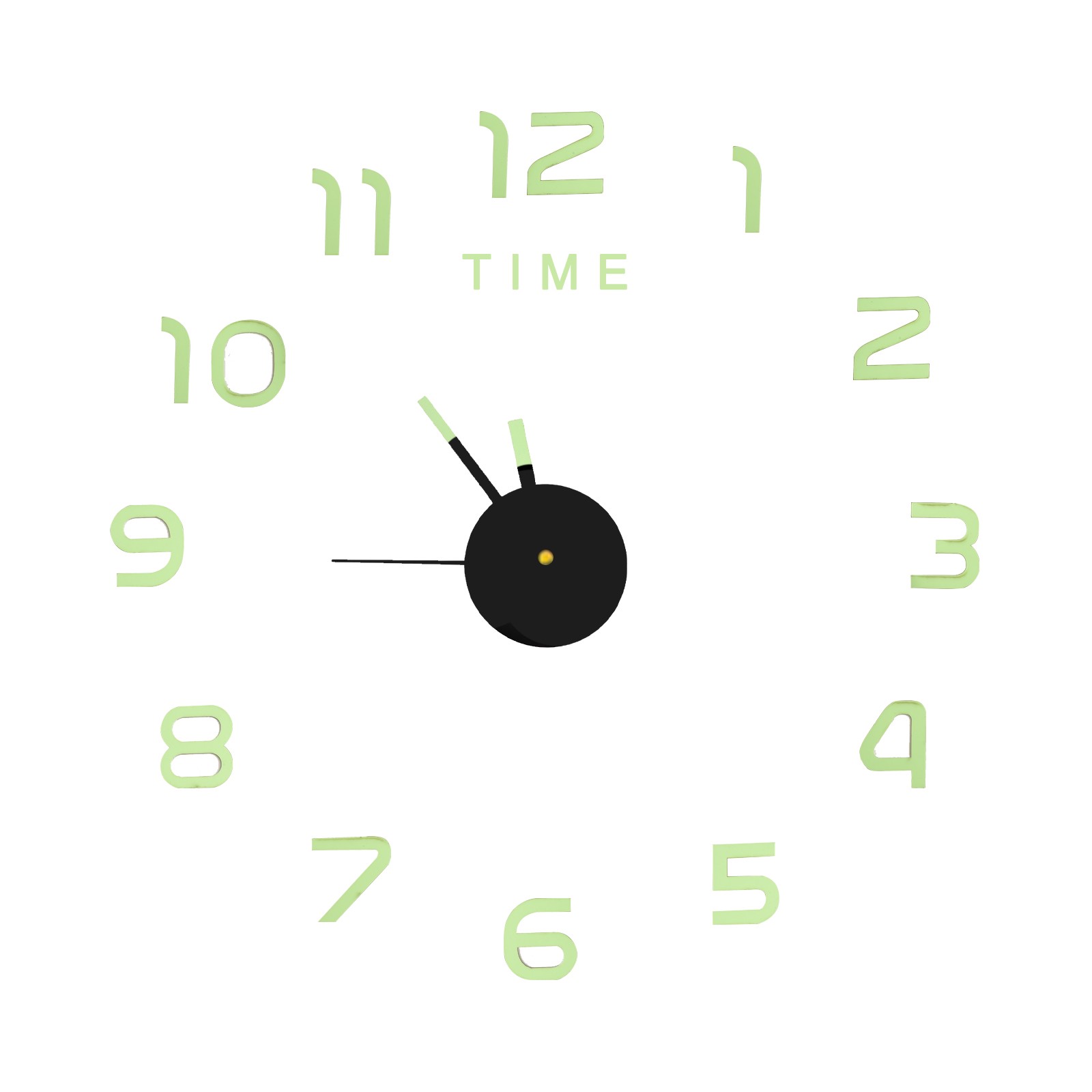 Sleek Design Large 3D Mirror Wall Clock Great Decoration Idea for Offices