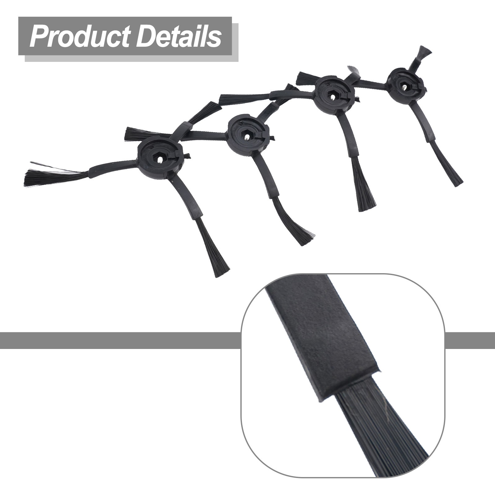 Easily Installed Replacement Side Brushes for Eufy X8 Pro Vacuums 10 Count - Picture 17 of 26
