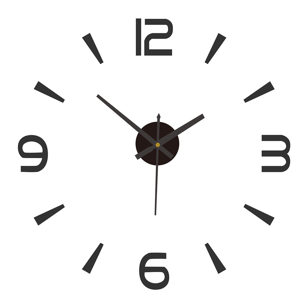 Trendy Large Wall Clock with Customizable Dimensions and Modern Design
