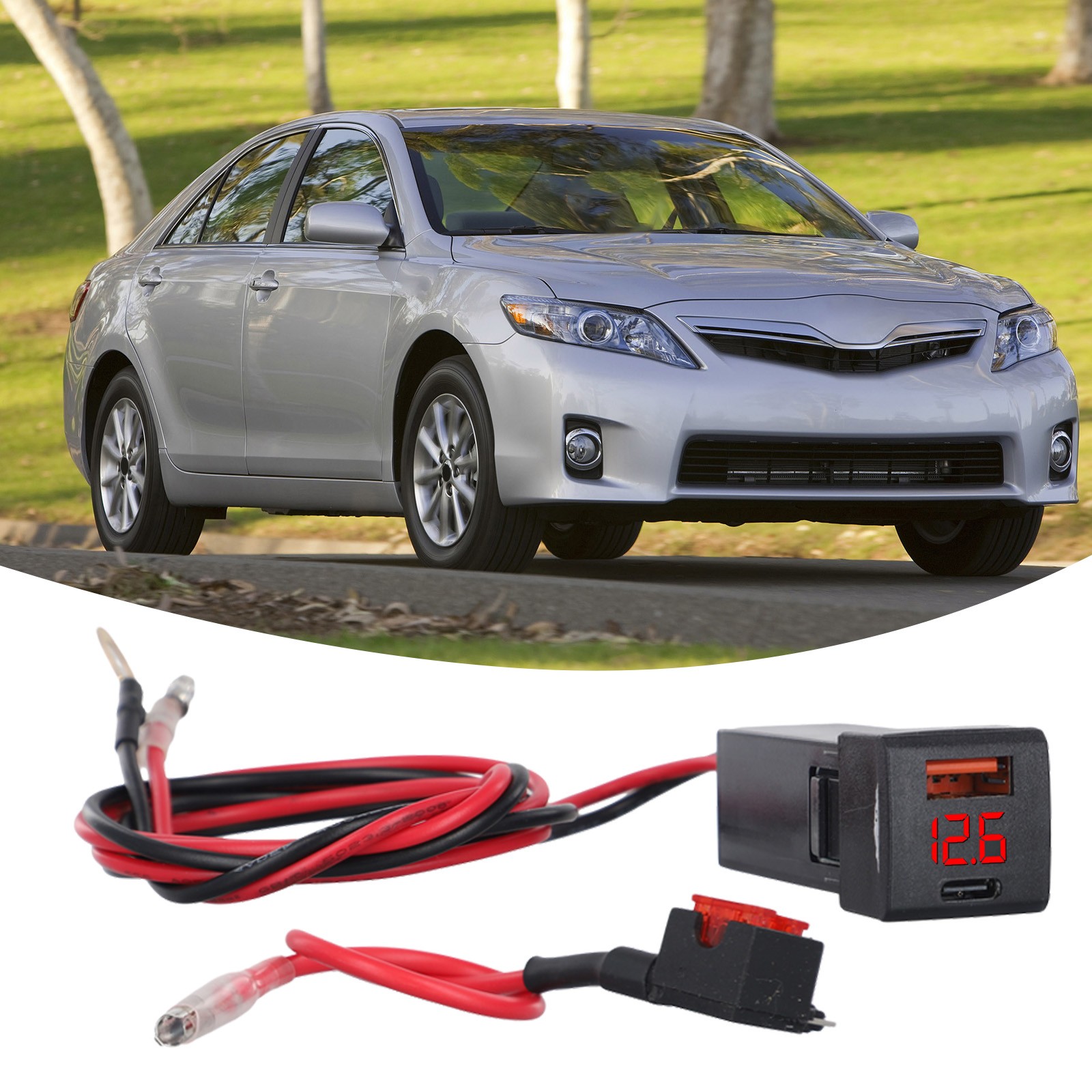 Chargeur Voiture Haute Performance 36W avec Affichage Tension pour Véhicules To - Photo 25 sur 48