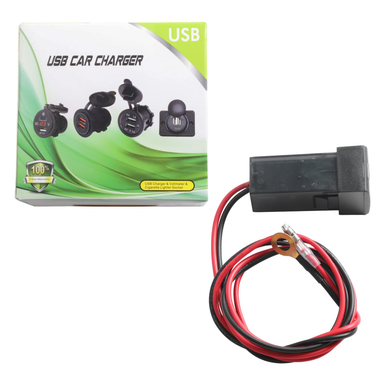 Chargeur Voiture En Déplacement Charge 12V-24V Entrée Tension ABS Matériel Vo - Photo 38 sur 48