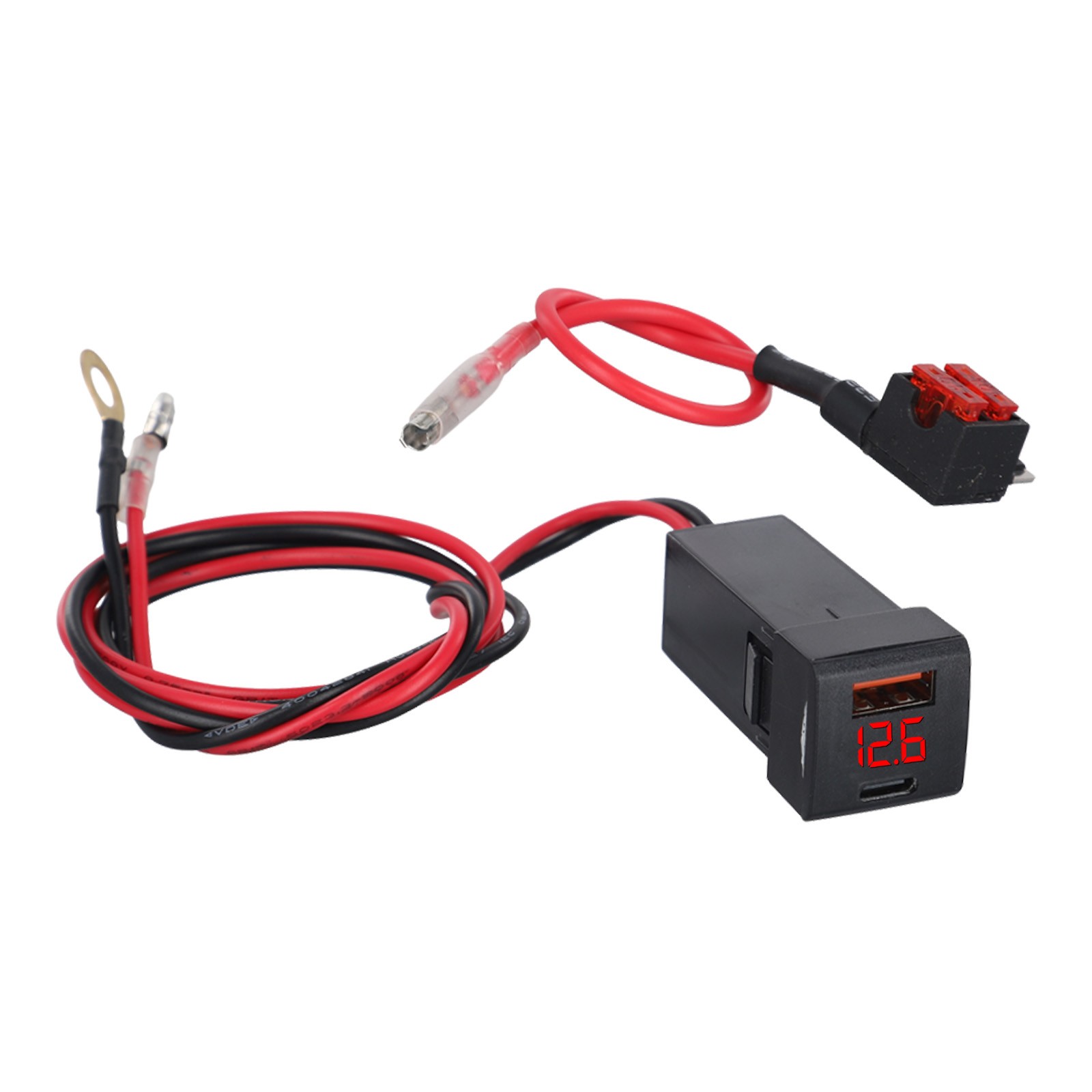 Chargeur Voiture Haute Performance 36W avec Affichage Tension pour Véhicules To - Photo 30 sur 48