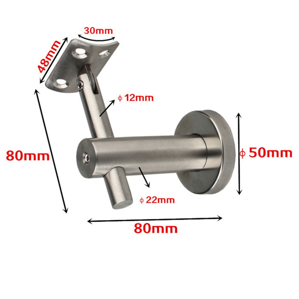 Collections Hassle-free Mounting Stainless Steel Handrail Bracket Woodworking And Crafting