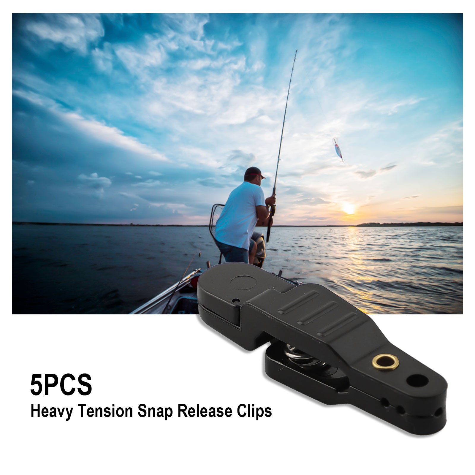 Adjustable Heavy Tension Line Clips for Stress free Fishing Experience