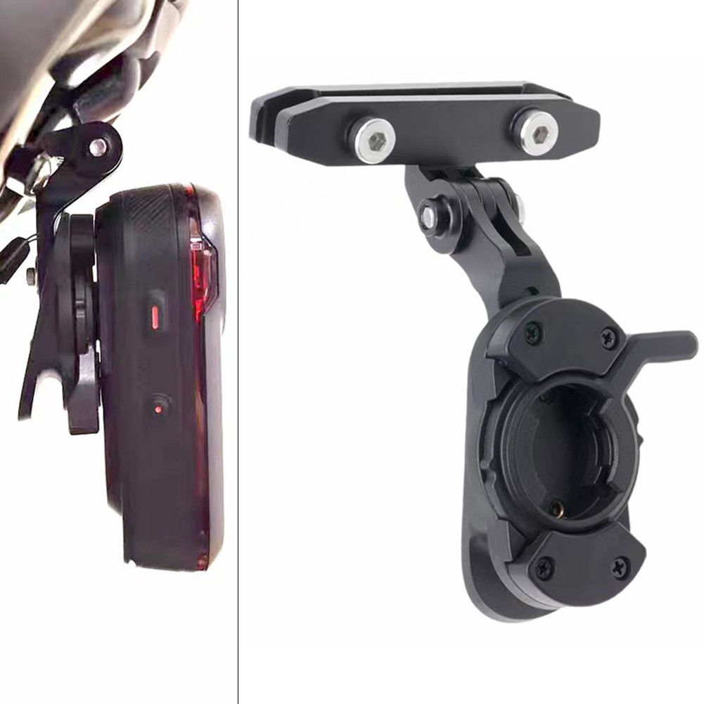 Support De Montage Feu Arrière Vélo En Alliage D'Aluminium Léger Pour Garmin - Compatible Tiges De Selle 27,2mm 30,8mm 30,9mm
