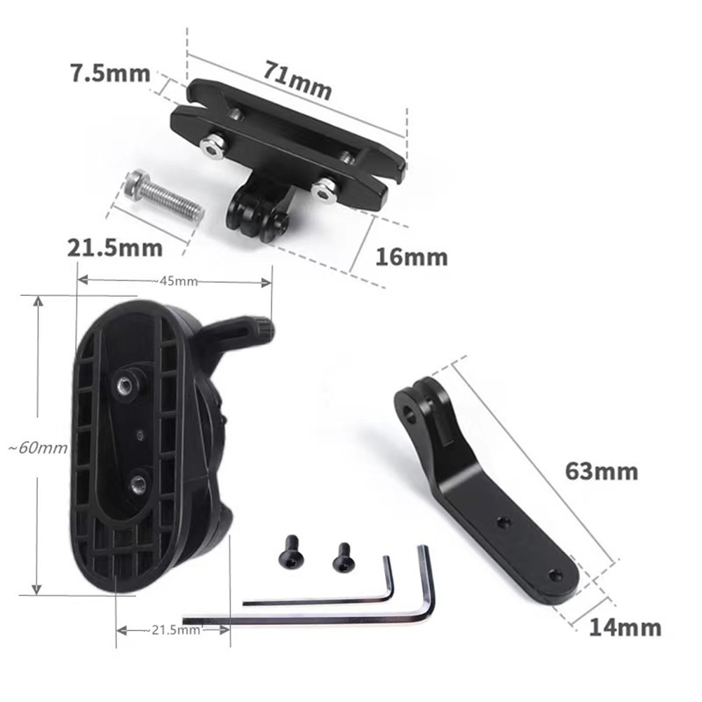 Support Feu Arrière Selle Pour Garmin Varia RCT715 - Fixation Tige De Selle Vélo