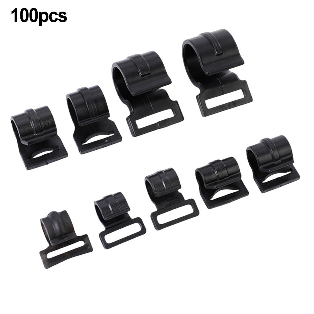 Convenient Caravan Awning Tent Pole Hooks with Plastic Inner CClips (100pcs)