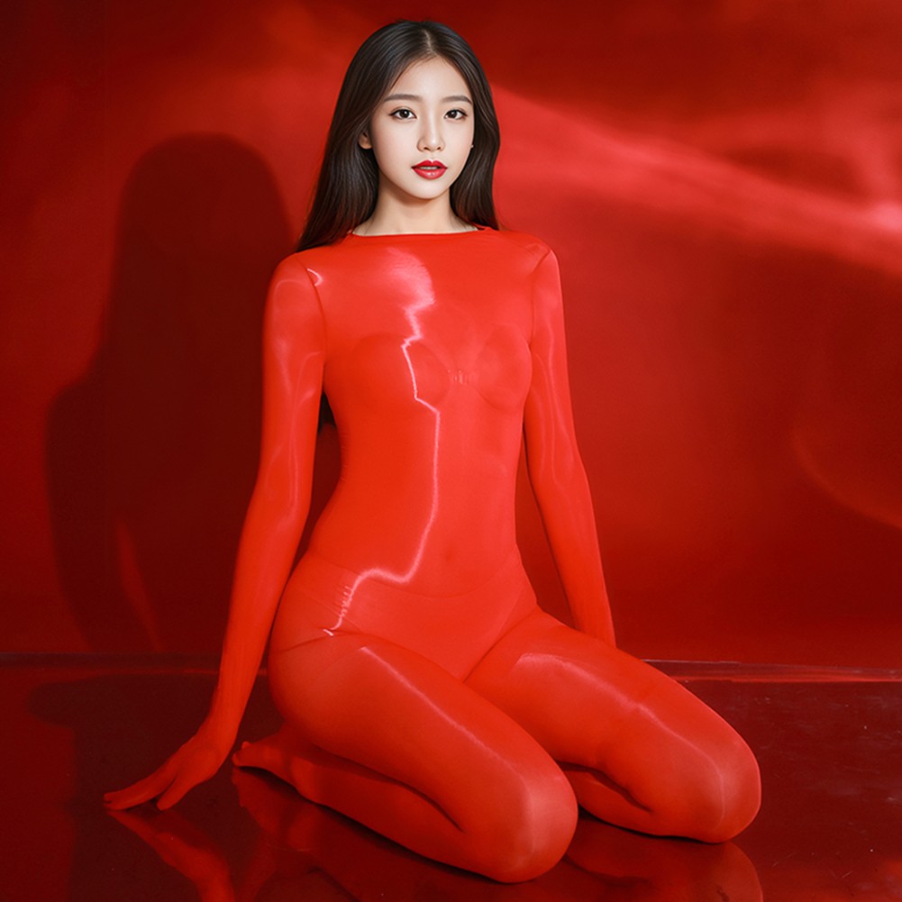 Body sexy brillant transparent bodystocking huileux et brillant disponible vente en co