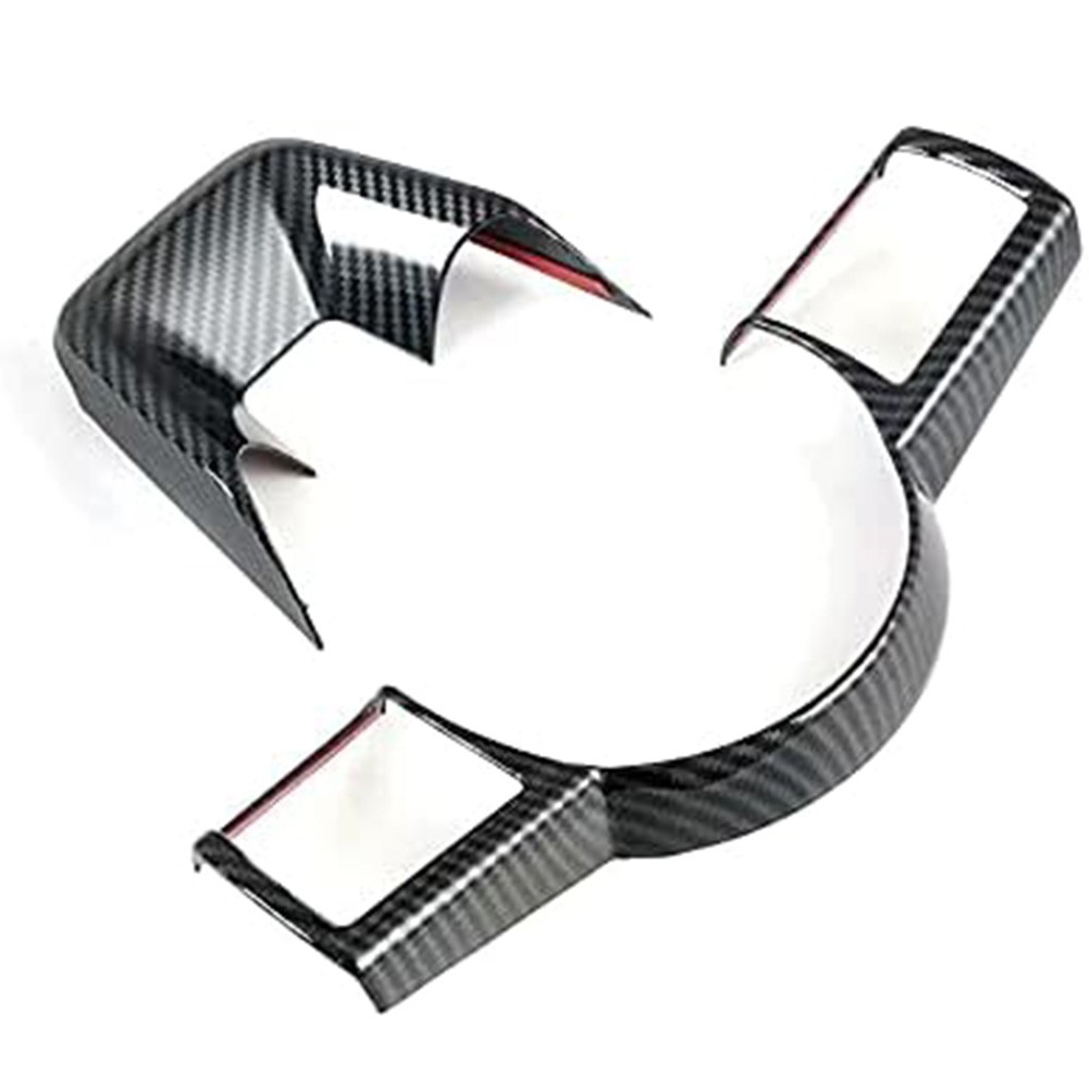 Carbon Fiber Steering Wheel Trim Carbon Fiber Car Trim High-quality Plastic - Picture 7 of 12