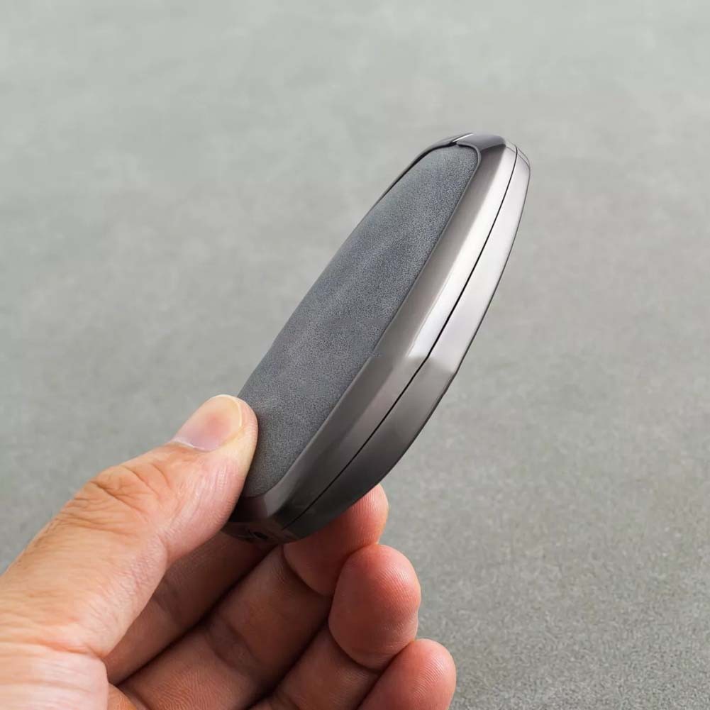 Funda de llavero de cuero de metal de moda para Hyundai Tucson Santa Fe Cruz - Imagen 23 de 53