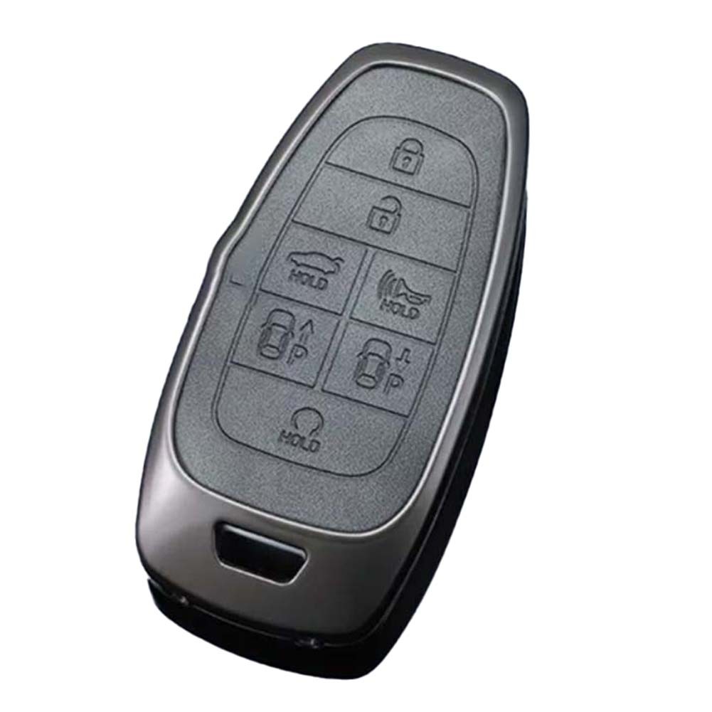 Funda de llavero de cuero de metal de moda para Hyundai Tucson Santa Fe Cruz - Imagen 51 de 53