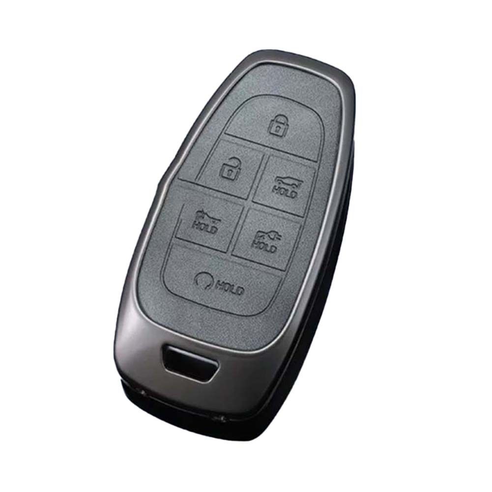 Funda de llavero de cuero de metal de moda para Hyundai Tucson Santa Fe Cruz - Imagen 42 de 53