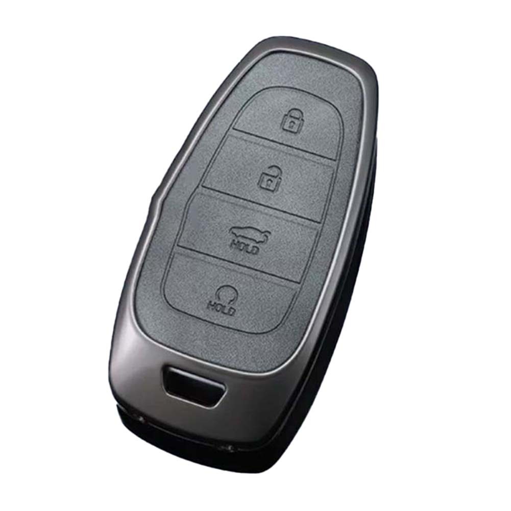 Funda de llavero de cuero de metal de moda para Hyundai Tucson Santa Fe Cruz - Imagen 30 de 53