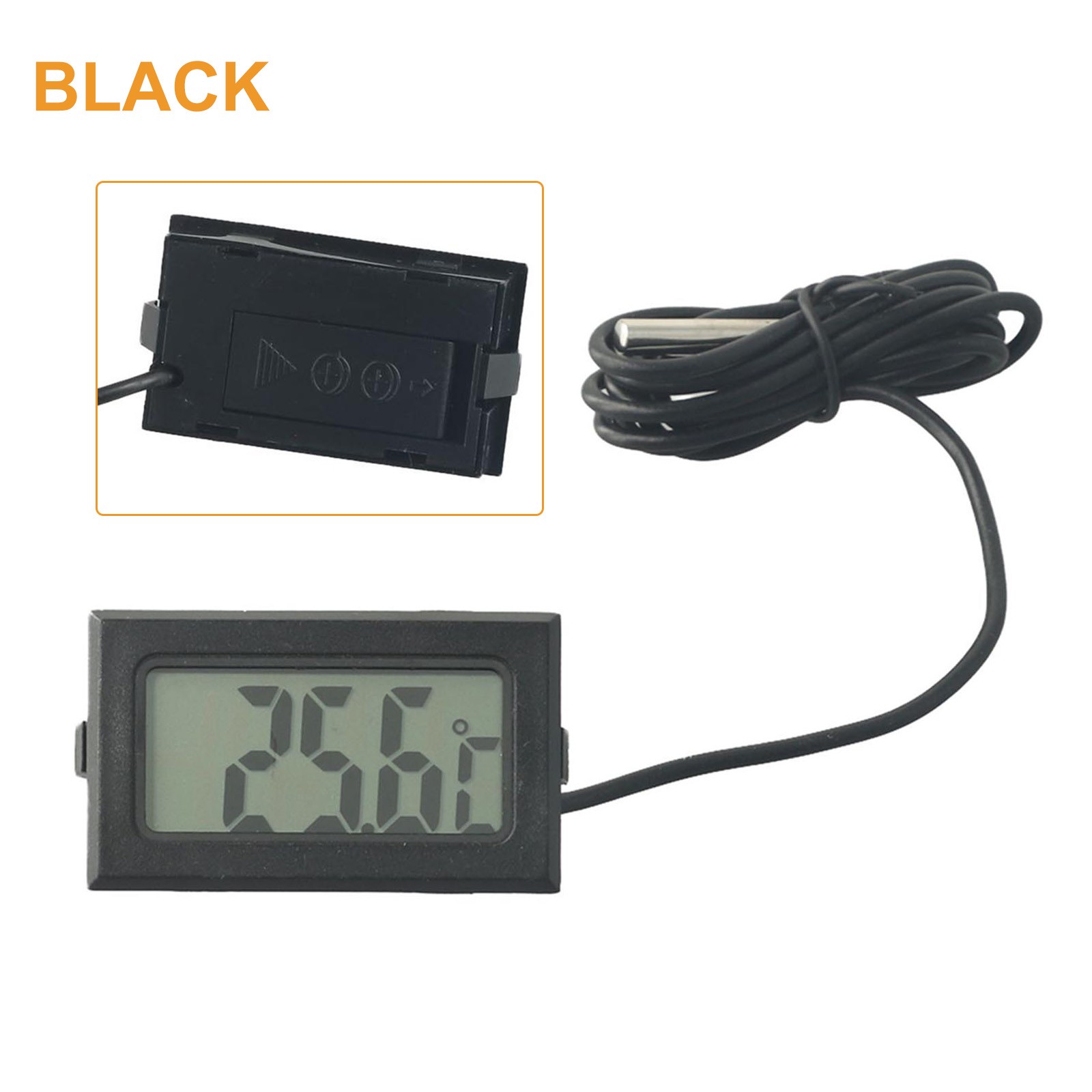 LCD Digital Thermometer Temperature Meter Tester Gauge And Waterproof Probe Kit