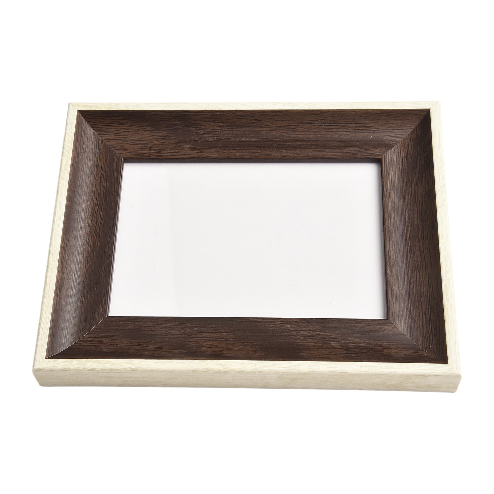 Cornice In Legno Con Vero Vetro Golden State Art 20x24 Cm: Nero, Bordo 3.2 Cm, Per Foto E Poster